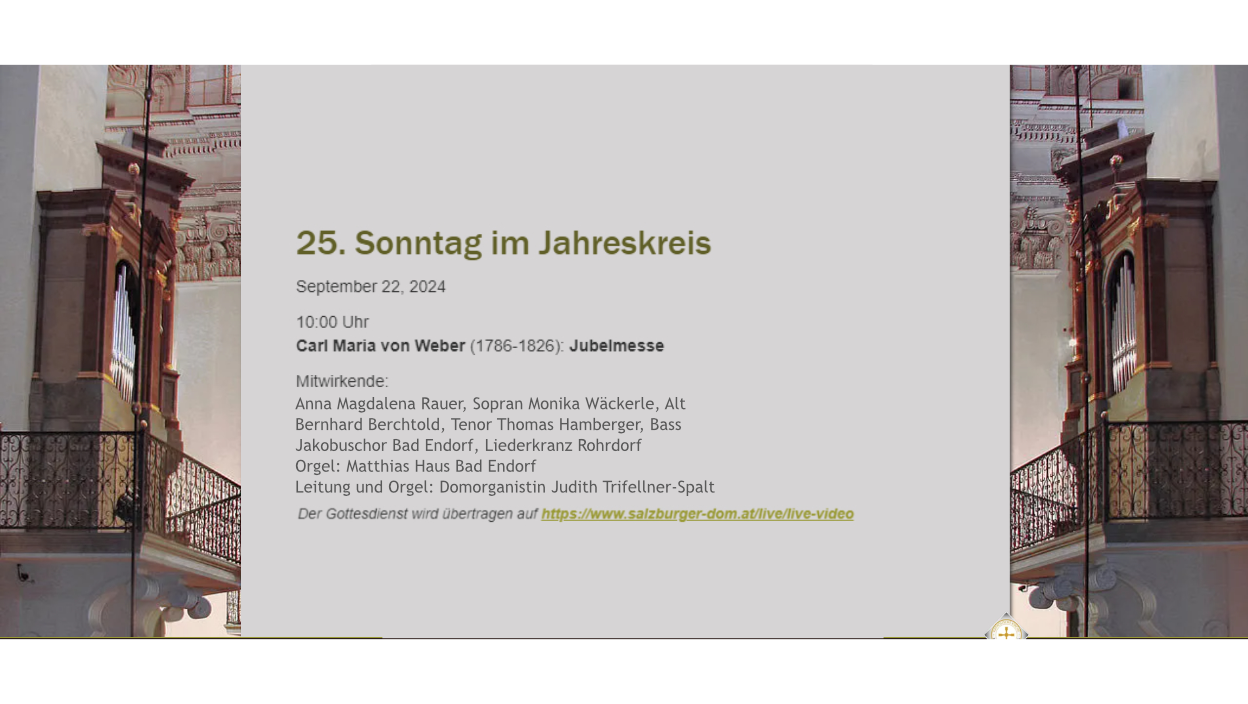 Jubelmesse Im Dom Salzburg | 